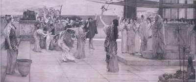 A dedication to Bacchus, Bibbys Annual, 1916-1917 by Anna after Alma Tadema
